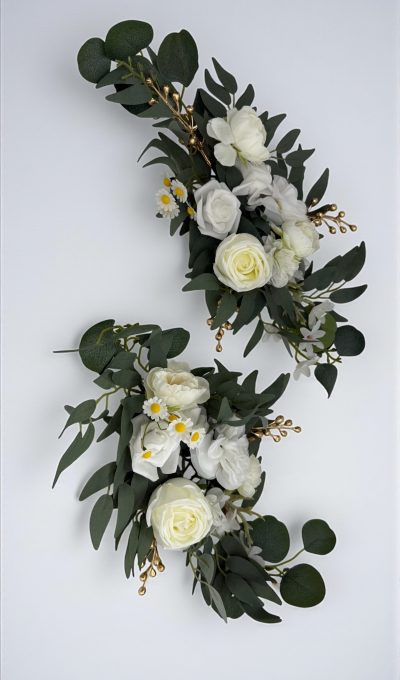 Künstliche Rosengirlande klein