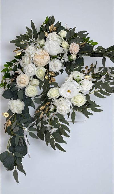 Künstliche Rosengirlande groß