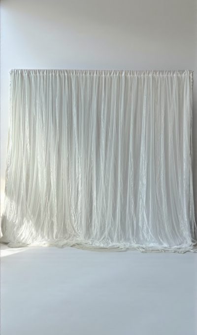 Vorhang mit Tüll