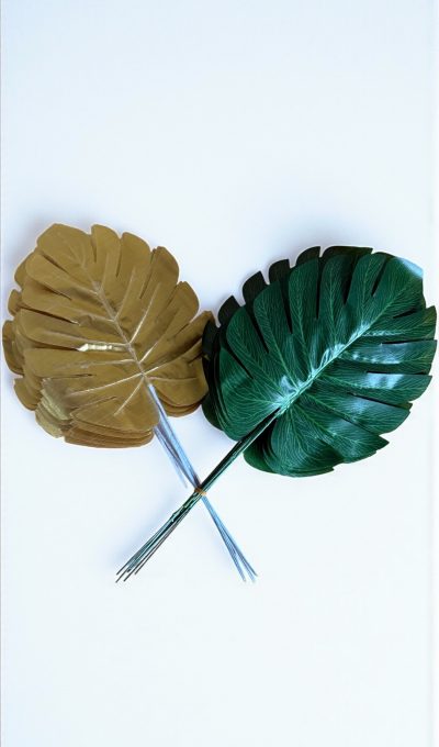 Palmenblätter mit Stiel